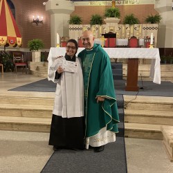 Vestidura dos novos acólitos