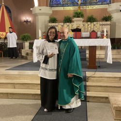 Vestidura dos novos acólitos