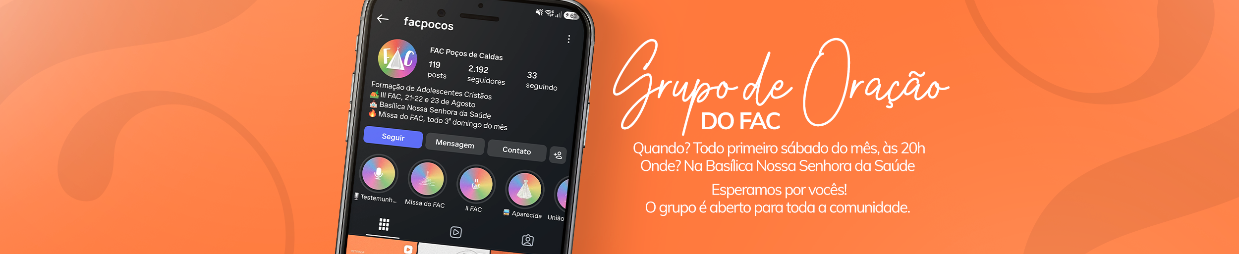 Agosto 2026 - Grupo de Oração