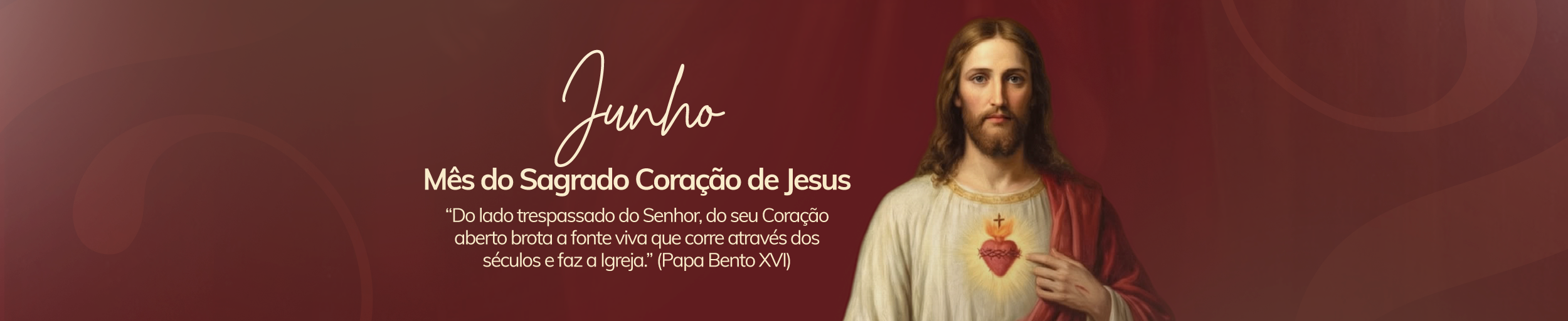 Junho 2026 - Sagrado Coração de Jesus